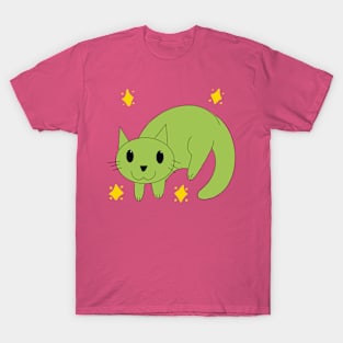 Floppy cat green T-Shirt